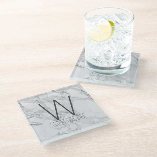 Persoonlijke marmeren housewarming cadeau onderzet glazen onderzetter (Schuin)