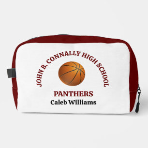 Persoonlijke Maroon Middelbare School Basketbalspe Toilettasje