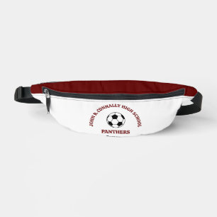Persoonlijke Maroon Voetbalspeler Team Heuptasje