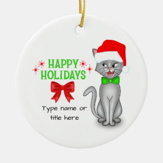 Persoonlijke Marvin de Wiskundekat Keramische Kers Keramisch Ornament