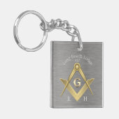Persoonlijke Masonic Sleutelhanger (Voorkant Links)
