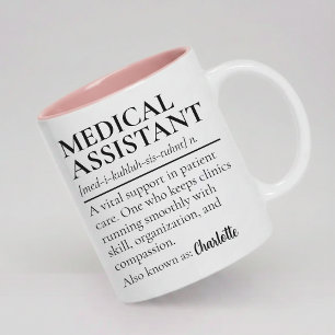Persoonlijke Medische Assistent Beker Bedankcadeau Tweekleurige Koffiemok