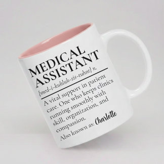 Persoonlijke Medische Assistent Beker Bedankcadeau Tweekleurige Koffiemok