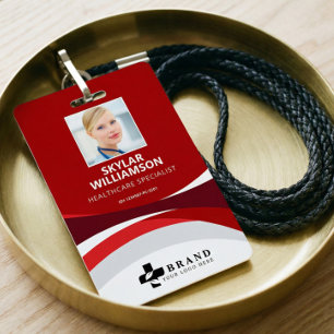 Persoonlijke Medische Logo ID Pasfoto Badge