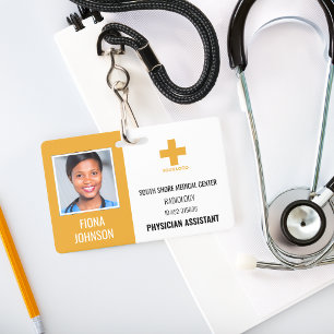 Persoonlijke Medische Werknemer Logo Foto ID Badge