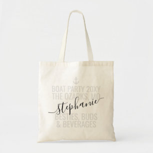 Persoonlijke meisjesbootreis Cute Tote Bag