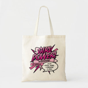 Persoonlijke MEISJESKRACHT Meisjesweekend Tote Bag