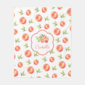 Persoonlijke meisjesnaam fleece deken (Voorkant)