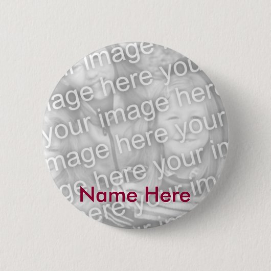 Persoonlijke Memorial Foto Button (Voorkant)