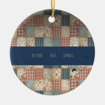 Persoonlijke Memory Quilt Familie Naam Kerstmis