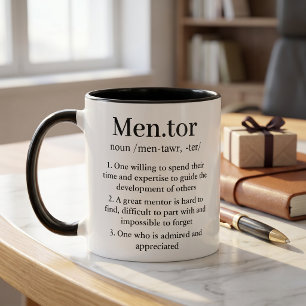 Persoonlijke Mentor Definitie Mok Cadeaus Voor Ler