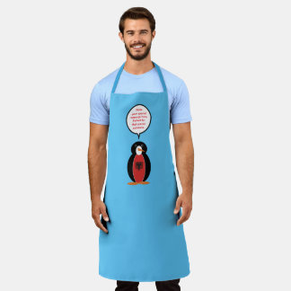 Persoonlijke Mevr. Pinguïn Albanië All-over Print Schort