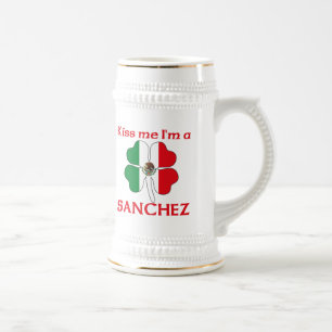 Persoonlijke Mexicaan Kiss me Ik ben Sanchez Bierpul