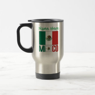 Persoonlijke Mexico Vlag Reisbeker