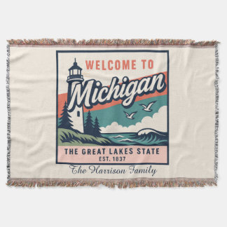 Persoonlijke Michigan Worpdeken Deken