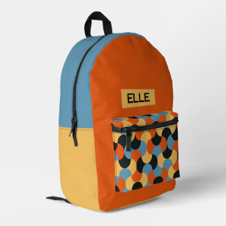 Persoonlijke Mid Century Modern Kinderen Aangepast Bedrukte Rugzak