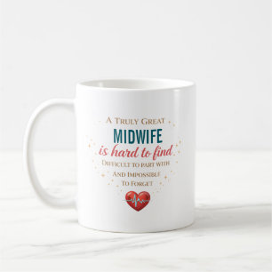 Persoonlijke Midwife Waarderingscitaat Koffiemok