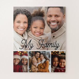 Persoonlijke Mijn Familie Foto's Sjabloon Legpuzzel
