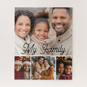 Persoonlijke Mijn Familie Foto's Sjabloon Legpuzzel