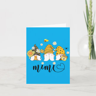 Persoonlijke Mimi-oma Cute Gnomes En Heren Kaart