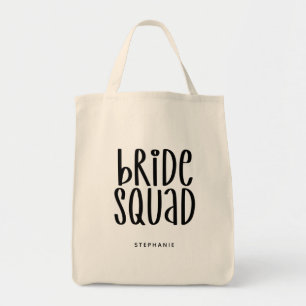 Persoonlijke minimale bride Squad-Canvas tas