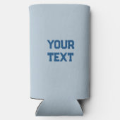 Persoonlijke minimalistische blauwe kleuren (Achterkant)