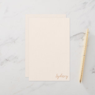 Persoonlijke Minimalistische Calligrafie Naam Blus Briefpapier