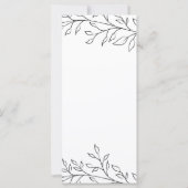 Persoonlijke Minimalistische Schetsblad Save the D (Achterkant)