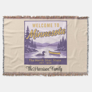 Persoonlijke Minnesota Worpdeken Deken