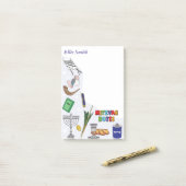 Persoonlijke Mitswa-notities - Stijl 4 Post-it® Notes (Op bureau)