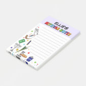 Persoonlijke Mitzvah-notities - Stijl 3 Post-it® Notes (Schuin)