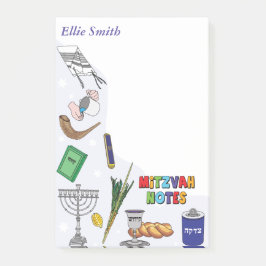 Persoonlijke Mitzvah-notities - Stijl 4 Post-it® Notes