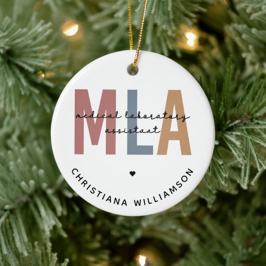 Persoonlijke MLA-assistent voor medische laborator Keramisch Ornament (Boom)