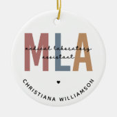 Persoonlijke MLA-assistent voor medische laborator Keramisch Ornament (Voorkant)