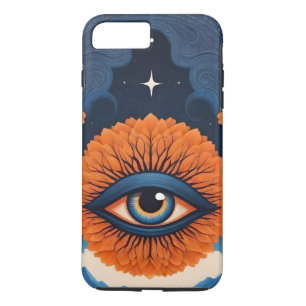 Persoonlijke moderne derde oog iPhone 8 plus / 7 plus hoesje