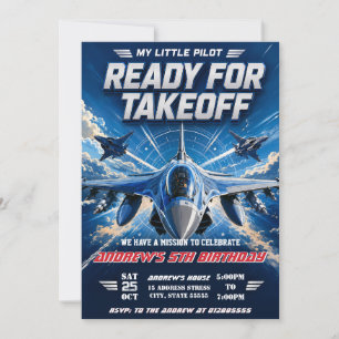 Persoonlijke moderne jongens Air Force Verjaardag  Kaart
