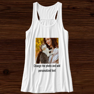 Persoonlijke moderne kattenmoeder familie huisdier tanktop
