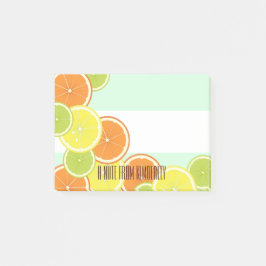 Persoonlijke Moderne Kleurrijke Citrusvruchten Sch Post-it® Notes