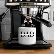 Persoonlijke moderne papa espressokop
