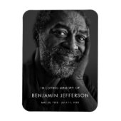 Persoonlijke moderne viering van het leven begrafe magneet (Verticaal)