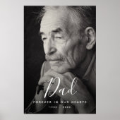 Persoonlijke moderne viering van levensbegrafenis poster (Voorkant)