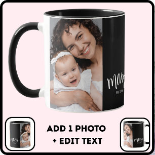 Persoonlijke Moeder Foto Jaar Oprichting Koffie Mok
