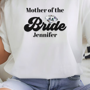Persoonlijke Moeder-van-de-Bruid-Diamant T-shirt