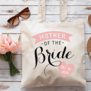 Persoonlijke moeder van de bruid tote bag