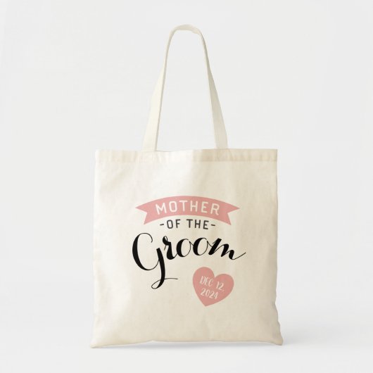 Persoonlijke 'Moeder van de Bruidegom' Tote Bag (Voorkant)