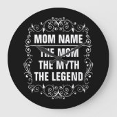 Persoonlijke Moederdag Grote Klok (Voorkant)