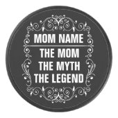 Persoonlijke Moederdag Hockey Puck (Voorkant)