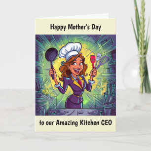 Persoonlijke Moederdag in de Keuken Kaart