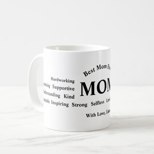 Persoonlijke Moederdag Mok (Voorkant links)