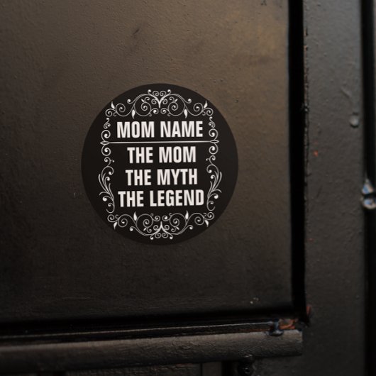 Persoonlijke Moederdag Ronde Sticker